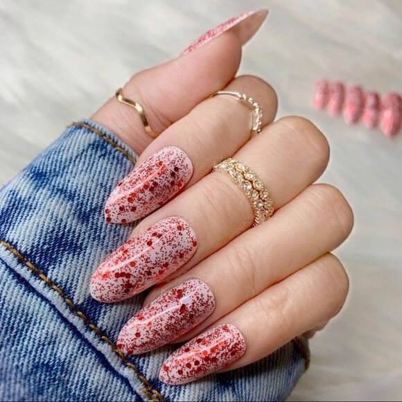 Apple Cheeks Custom Press On Nails | High Quality Nails | Handmade - Picture 1 of 12